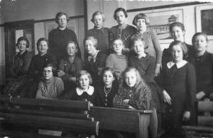 F552 1939 Huishoudschool klas
